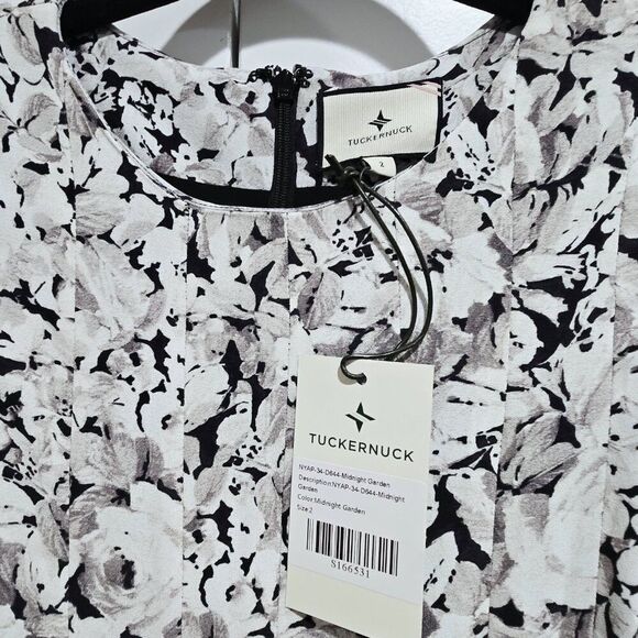 Nwt Tuckernuck - 2 Gray Gardens Andi Floral Pleated Formal Maxi Dress - Picture 5 of 8